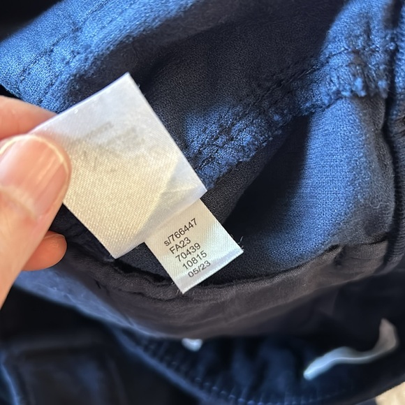 LOFT Navy Wide Leg Corduroy Pants - Picture 8 of 13